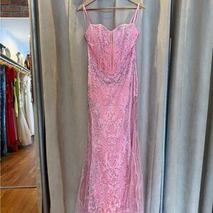 Adriana Gown- Pink (Medium)